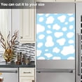 thumbnail image 6 of Front Dishwasher Magnet Sticker Cover Decorative Appliances Stickers White Blue Cow Spot Print Refrigerator Skins Dishwasher Panel Decals, 6 of 6