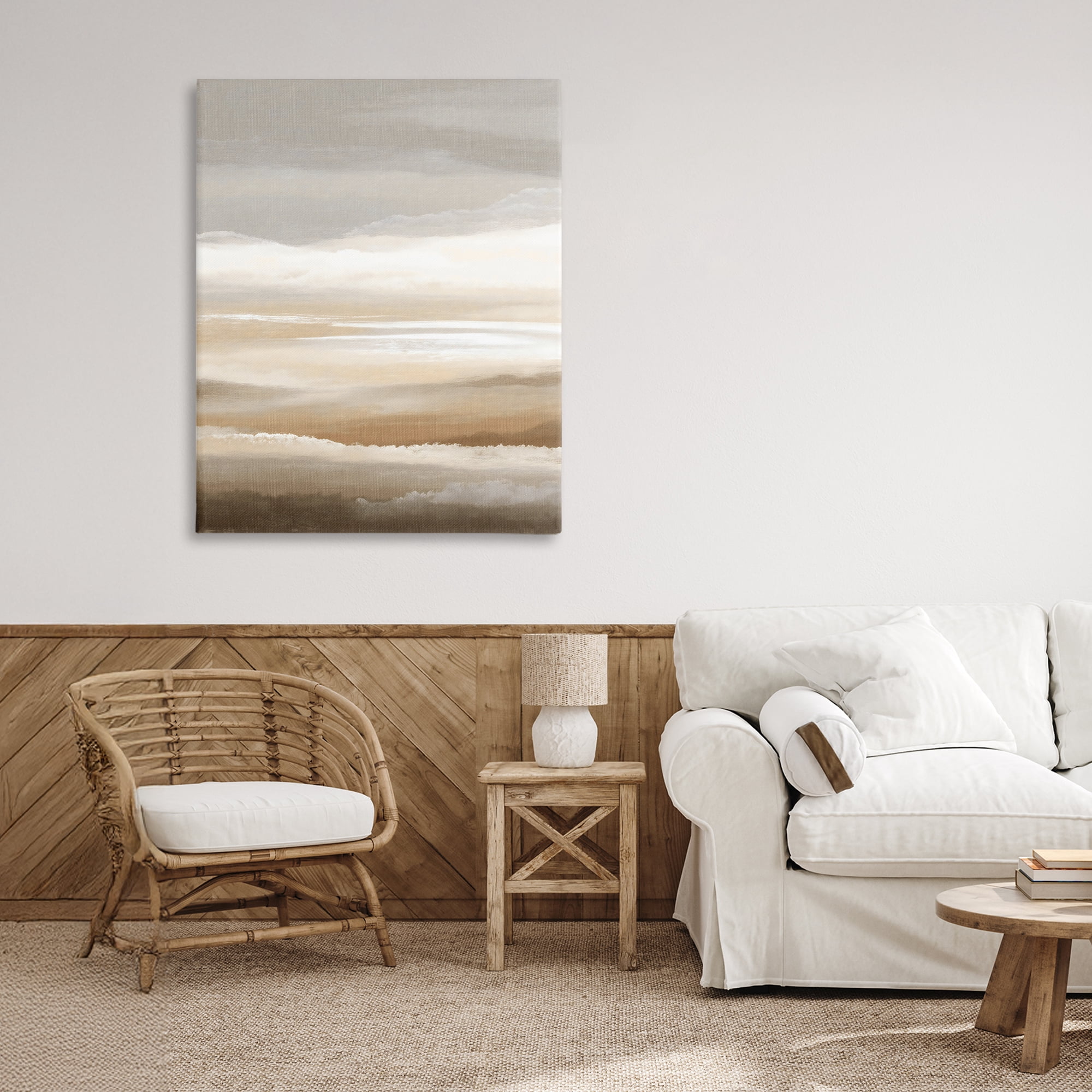 Stupell Industries The Horizon Serene Cloud Layers Canvas Wall Art, design by Ink Drop Loft