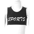 thumbnail image 6 of Aislor Kids Girls Sports Crop Tank Top Athletic Racerback Jazz Hip Hop Dance Active Vest Size 6-16 White 6, 6 of 7