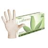 DASH AloePro Latex Exam Grade Disposable Gloves, Natural, 5.1 mil, 100/Box, Small