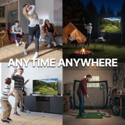 PHIGOLF2 Flex Golf Simulators for Home with Retractable Swing Stick, Golf Swing Trainer with Motion Sensor & 3D Swing Analysis, Compatible E6 Connect APP, Works with Smartdevices