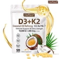 thumbnail image 1 of GWYNNE Vitamina D3 (10 000 UI) + K2 (MK-7) Cápsulas blandas (con aceite de coco para facilitar la absorción), 1 of 4