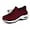 Red-air Cushion, variant on Sneakers Breathable Women Walking Shoes Slip on Trainers Women's Comfortable Casual Ladies Athletic Shoe Thick Bottom