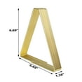thumbnail image 4 of Aspire Book Holder 7 Slots File Holder for Magazine Metal Wire Desktop Gold Book Organizer Adjustable Triangle Display Rack, 4 of 8