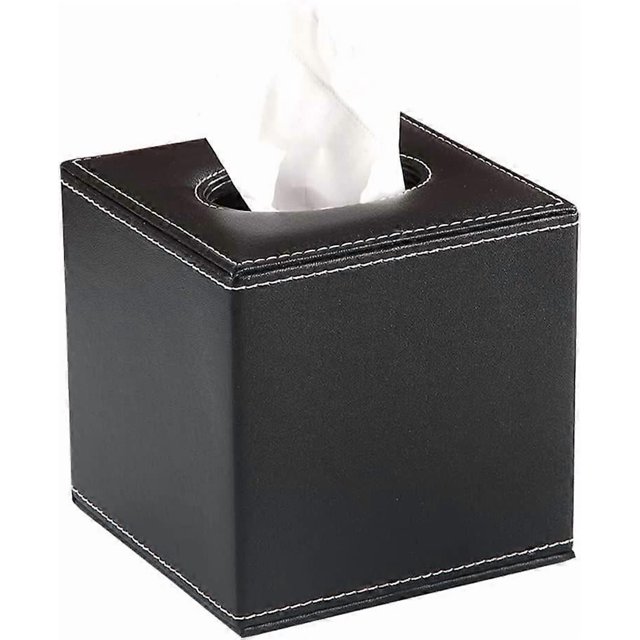 Square Tissue Box (Black)