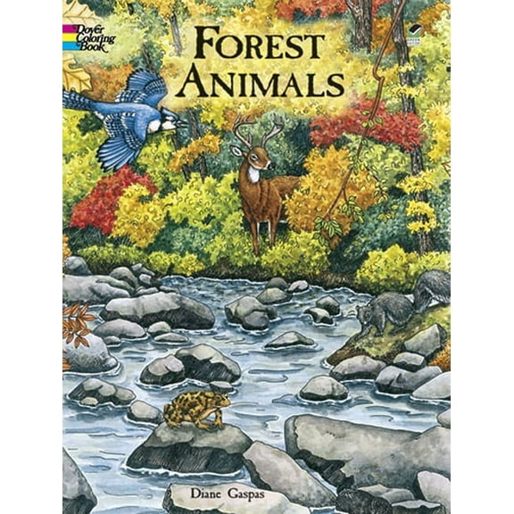 Dover Animal Coloring Books: Forest Animals Coloring Book (Paperback)