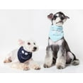 thumbnail image 5 of Pet Life BN5NVLG Touchdog Dizzy-Eyed Cyclops Cotton Cloth Hook & Eye Dog Bandana & Scarf, Navy - Large, 5 of 6