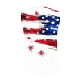 thumbnail image 6 of WREESH 4th of July Shirts Women Sleeveless American Flag Graphic Tees Star Striped Independence Day Patriotic Shirts Tunic Tank Tops, 6 of 6