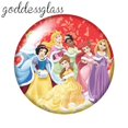 thumbnail image 4 of Princesas de Mickey de Disney, regalo de Navidad, 10 piezas, 12mm/18mm/20mm/25mm, foto redonda, cabujón de cristal, collar de espalda plana, 4 of 4