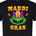 thumbnail image 4 of Inktastic Mardi Gras with Green Masquerade Mask T-Shirt, 4 of 5