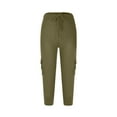 thumbnail image 4 of LEEYNEER Women‘s Cargo Capris Hiking Pants Lightweight Quick Dry Outdoor Athletic Casual Loose Comfy Multiple Pockets Trousers, 4 of 6