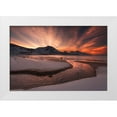 thumbnail image 1 of Zakravsky, Jaroslav 18x13 White Modern Wood Framed Museum Art Print Titled - Golden Sunset, 1 of 4