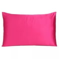 thumbnail image 4 of 2 pieces satin silk pillowcase Deluxe standard large King size home sofa bedding protective cover, 4 of 7