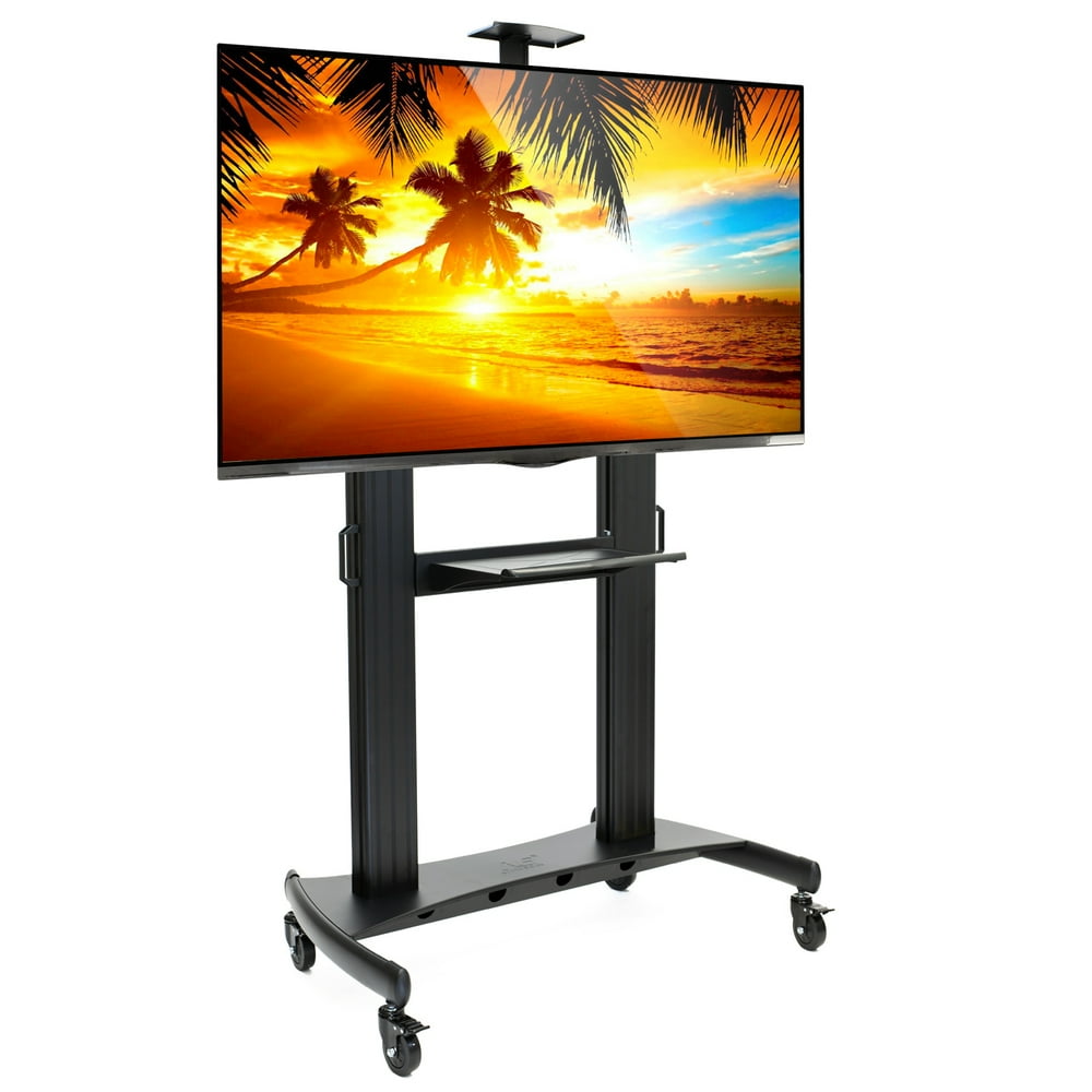 Rolling TV Stand Mobile TV Cart for 60" 100" Flat Screen, LED, LCD