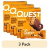 (3 pack) Quest Crispy Protein Bar, Chocolate Peanut Butter, 18g Protein, Gluten Free, 4 Count