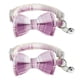 thumbnail image 1 of Collar SuperBuddy y Cute Bow Bell, cuello a cuadros desmontable de 2 piezas con lazo desmontable, 1 of 5