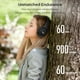 thumbnail image 5 of TOZO HT2 Hybrid Active Noise Cancelling Headphones, Wireless Over Ear Bluetooth Headphones, 60H Playtime, Hi-Res Audio Custom EQ via App Deep Bass Comfort Fit Ear Cups, for Home Office Travel, 5 of 5
