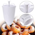 thumbnail image 6 of Oimcto Less than $5 Dessert Ring Mold,Plastic Donut Maker Manual Machine Diy Baking Tools for Kitchen Making Baking Tools,Include:Dessert Ring Mold*1, 6 of 9