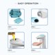 thumbnail image 2 of Dispensador automático de jabón, dispensador de jabón manos libres sin contacto con sensor de infrarrojos, base impermeable, resistente al agua Ipx4, para familia, escuela, oficina, hotel Rojo Verde Cocina, Decoración y Otros, 2 of 5