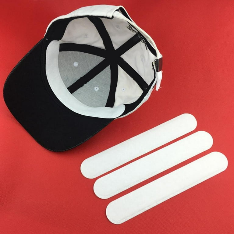 10 Pieces Hat Size Reducer Hat Sizing Tape Foam Reducing Tape, Hats Tape s  Sweatband, Reducing Tape Men and Women's Hats ( White) 
