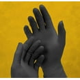 thumbnail image 2 of Adenna DLG678 Dark Light 9 mil Nitrile Powder Free Exam Gloves (Black X-Large) Box of 90, 2 of 5