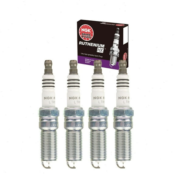 4 pc NGK Ruthenium HX Spark Plugs compatible with Ford Escape 2.5L L4 2009-2021