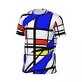 thumbnail image 5 of T Shirt For Men De Stijl Version Sports Summer Colorful Print Basic T-Shirts Harajuku Tee Shirt For, 5 of 7