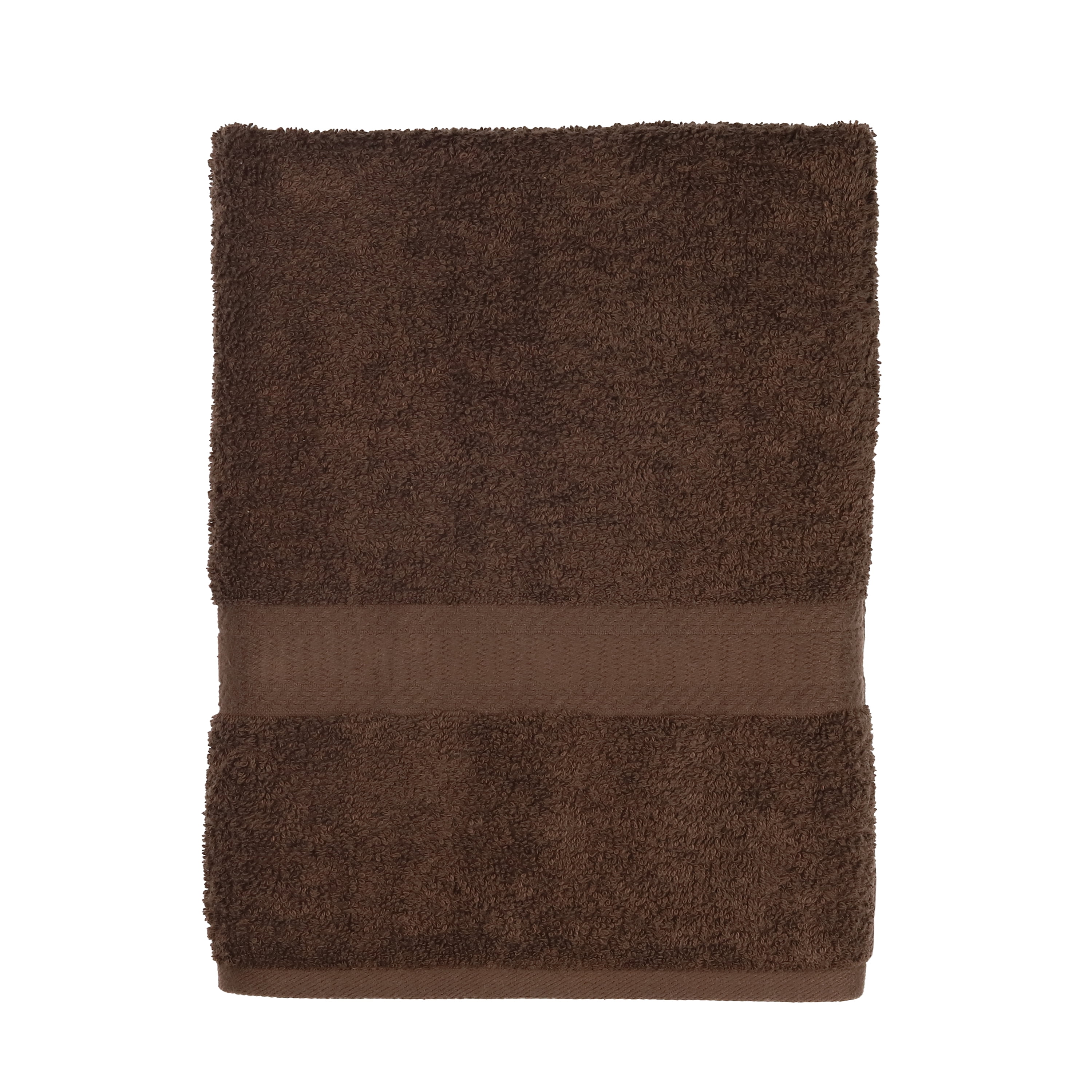 Details about   Solid 6-Piece Bath Towel Set Brown Basket 