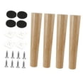 thumbnail image 3 of deevoka 4 Pieces Wood Furniture Legs Couch Legs for NightStand Dresser Loveseat 40cm, 3 of 9