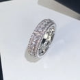 thumbnail image 2 of New Women's Circular Full Inlaid Moissanite Ring, 2 of 2