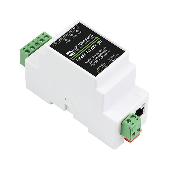 RS485 Serveur de Port Série RS485 vers RJ45 Ethernet TCP/IP vers Module de Port Série Type Rail Serveur de Port Série