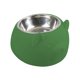 thumbnail image 4 of Comedero para perros inclinado a 15 degree, de acero inoxidable, para gatos y cachorros de interior. Verde, 4 of 9