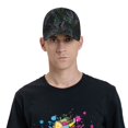 thumbnail image 4 of Balery Lavender Flowers Gorra de béisbol de tamaño ajustable para correr, entrenar y actividades al aire libre. Gorra de papá para todas las estaciones., 4 of 6