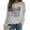3#White, variant on kayannuo Womens Tops Long Sleeve Shirts Fall Women Dog Lover Text Letter Print Round-Neck Long Sleeve Loosen Single Sweatshirt Tops Pullover Blouse