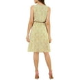 thumbnail image 4 of INSPIRE CHIC Women's Midi Floral Dresses Summer Casual Wedding Guest Sleeveless Dress XS Light Yellow, 4 of 9