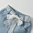thumbnail image 4 of Cathalem Girls High Waisted Shorts Bermuda Spring or Summer Shorts,Blue 120, 4 of 5