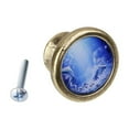 thumbnail image 2 of DOLITY Bouton de Tiroir Boutons d'Armoire en Laiton Poli, Poignée de Commode Vintage pour Armoire 25, 2 of 9