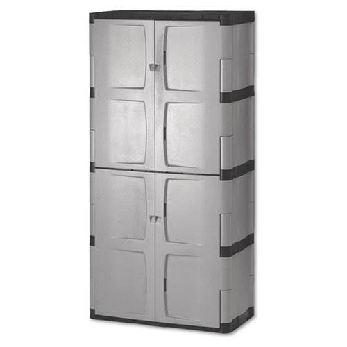 Rubbermaid Double Door Storage Cabinet Base Top 36w X 18d X 72h