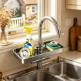 thumbnail image 1 of Plastic Shower Shelf, Multi Functional Organizer With Sturdy Hooks, for Bathroom Storage, Black, 1 of 6