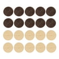 thumbnail image 1 of KAKOWELY 96 Pcs Pièces de Backgammon Rond Universel, 0.94"X0.94"X0.2 Pouces, 1 of 5