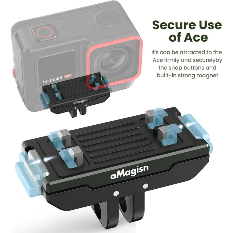 GAEKOL Insta360 Ace Pro Quick Release Mount, Snap-On