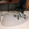 ES Robbins Workstation Chair Mat for Carpet - Medium Pile, 66" x 60", Clear
