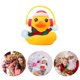 thumbnail image 2 of Adornos de pato de goma para coche Squeaky Halloween pequeños patos amarillos (pato de sombrero rojo), 2 of 7
