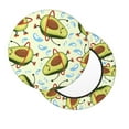 thumbnail image 2 of Fotbe Avocado Doing Sport Stool Covers Round,Waterproof Round Bar Stool Covers Bar Chair Covers Washable Stool Cushion Slipcover for 12-14 Inch Chair-13 inch, 2 of 7