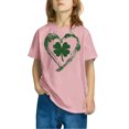 thumbnail image 2 of FAIWAD Hauts pour Enfants pour la Saint-Patrick Manches Courtes Col Rond Ample Confortable Chandail Garçons Filles T-Shirts Imprimés Mignons, 2 of 4