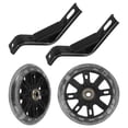 thumbnail image 4 of 2 Pcs Light Flashing Mute Children Bike Auxiliary Wheel Accessories With 14 Inch Bracket (Black), 4 of 5