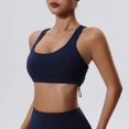 thumbnail image 3 of Sujetador deportivo con tirantes cruzados para mujer, ropa interior deportiva de realce, Top corto de gimnasia para Yoga, Top deportivo, sujetadores transpirables, 3 of 5