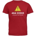 thumbnail image 1 of Halloween 404 Costume Non Trouvé Rouge T-Shirt pour Adulte, 1 of 1