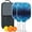 White, variant on Pickleball Paddles Set Of 2, Fiberglass Surface, Thunder, Speed Print, 4 Balls & Bag
