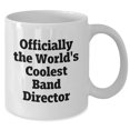 thumbnail image 2 of Amangny Band Director Gifts Officially The World's Coolest Band Director Funny White Coffee Mug Birthday, 2 of 6